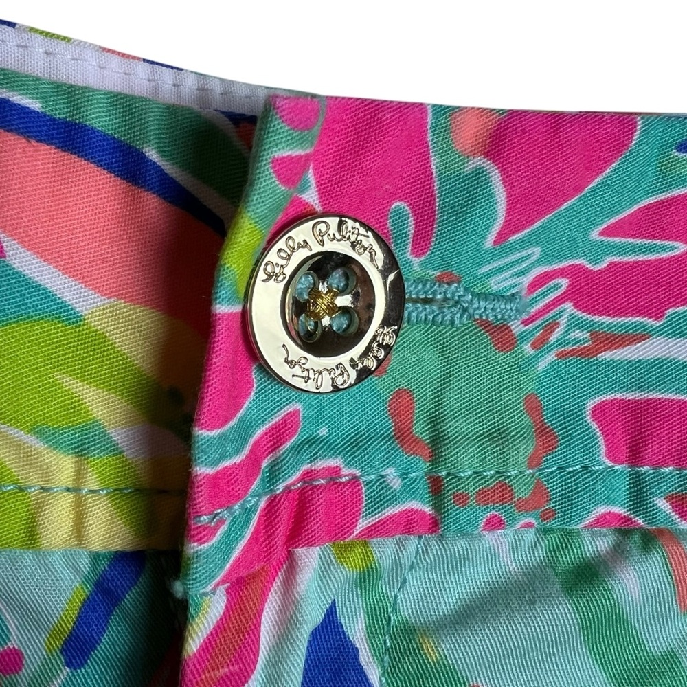 Lilly Pulitzer Callahan 5” Short in Multi Casa Banana Size 6 - Picture 6 of 14